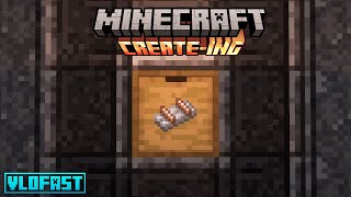 I Automated TRAIN TRACKS in Minecraft Create Mod in Minecraft!