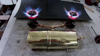 Optimus 22 Stove Burn Test