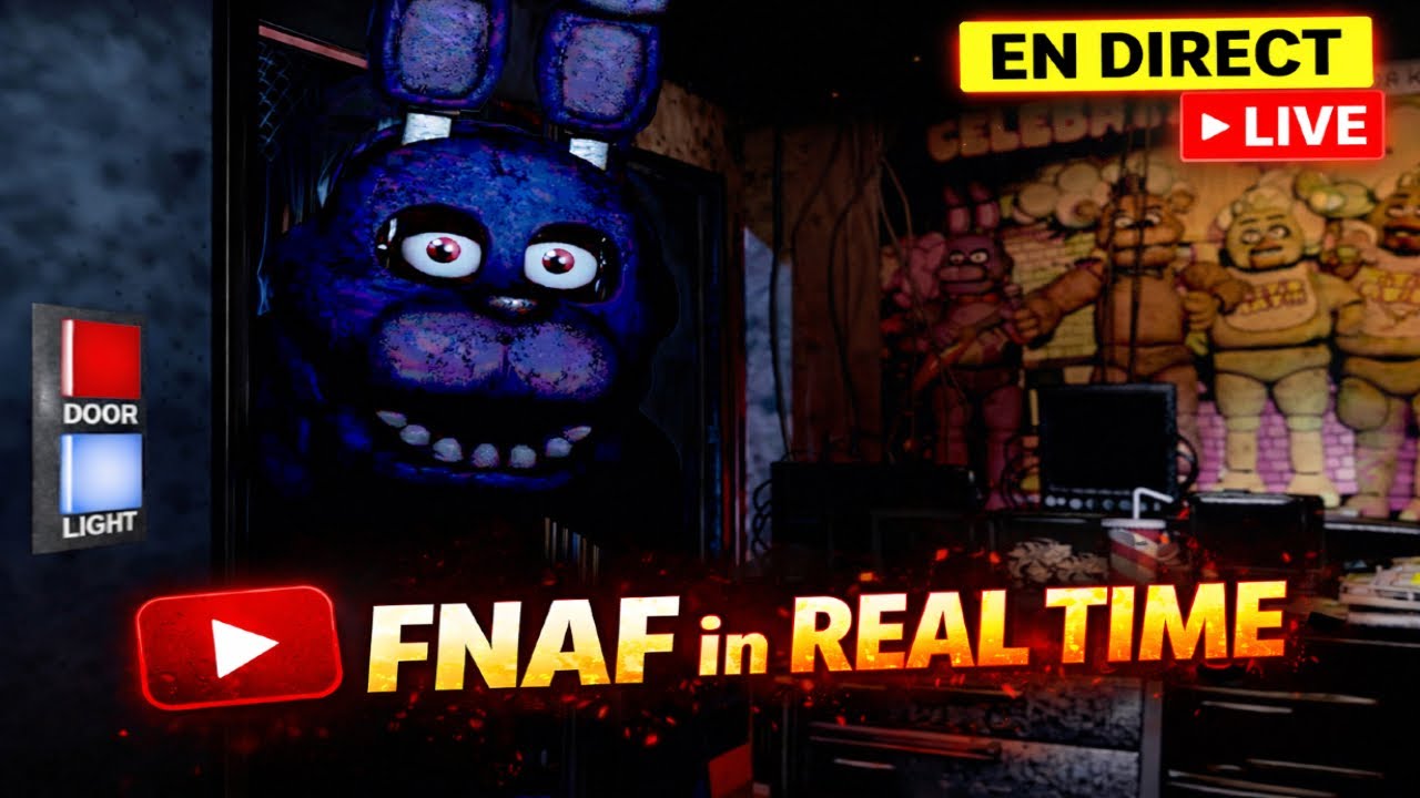 🔴FNAF EN TEMPS RÉEL NUIT 7 20/20/20/20🔴