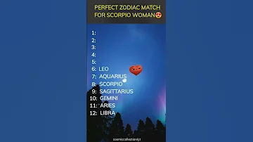 Perfect Zodiac Match For SCORPIO WOMAN ♏ - Zodiac Signs Shorts #shorts