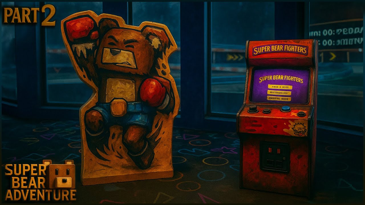 Bernadette? Felix?! | Super Bear Fighters Part 2 | Arcade Machine Super Bear Adventure