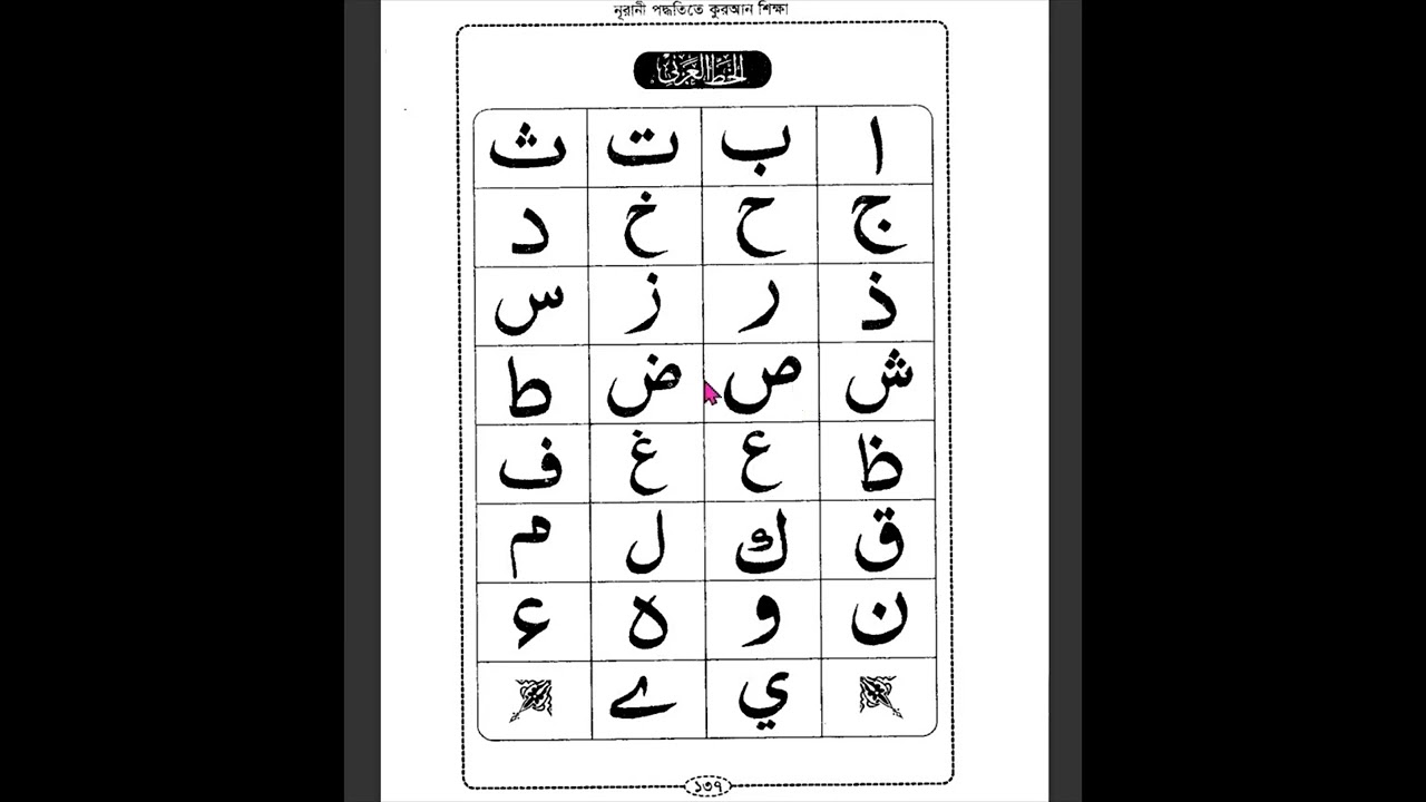 ARBI 29 HORAF || Sohi Quran Shikkha