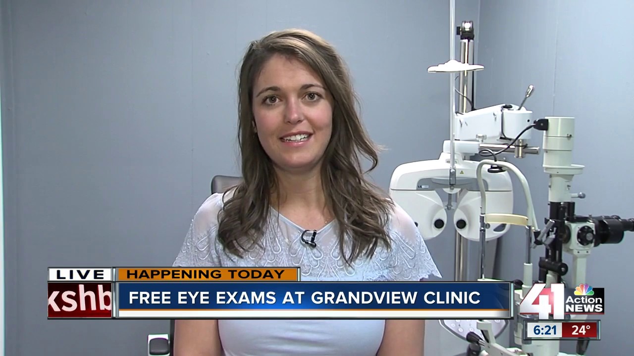Free eye exams at Grandview clinic YouTube
