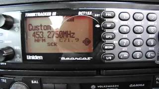 Uniden BCT15X Scanning Through The UHF Bands - 1 of 2
