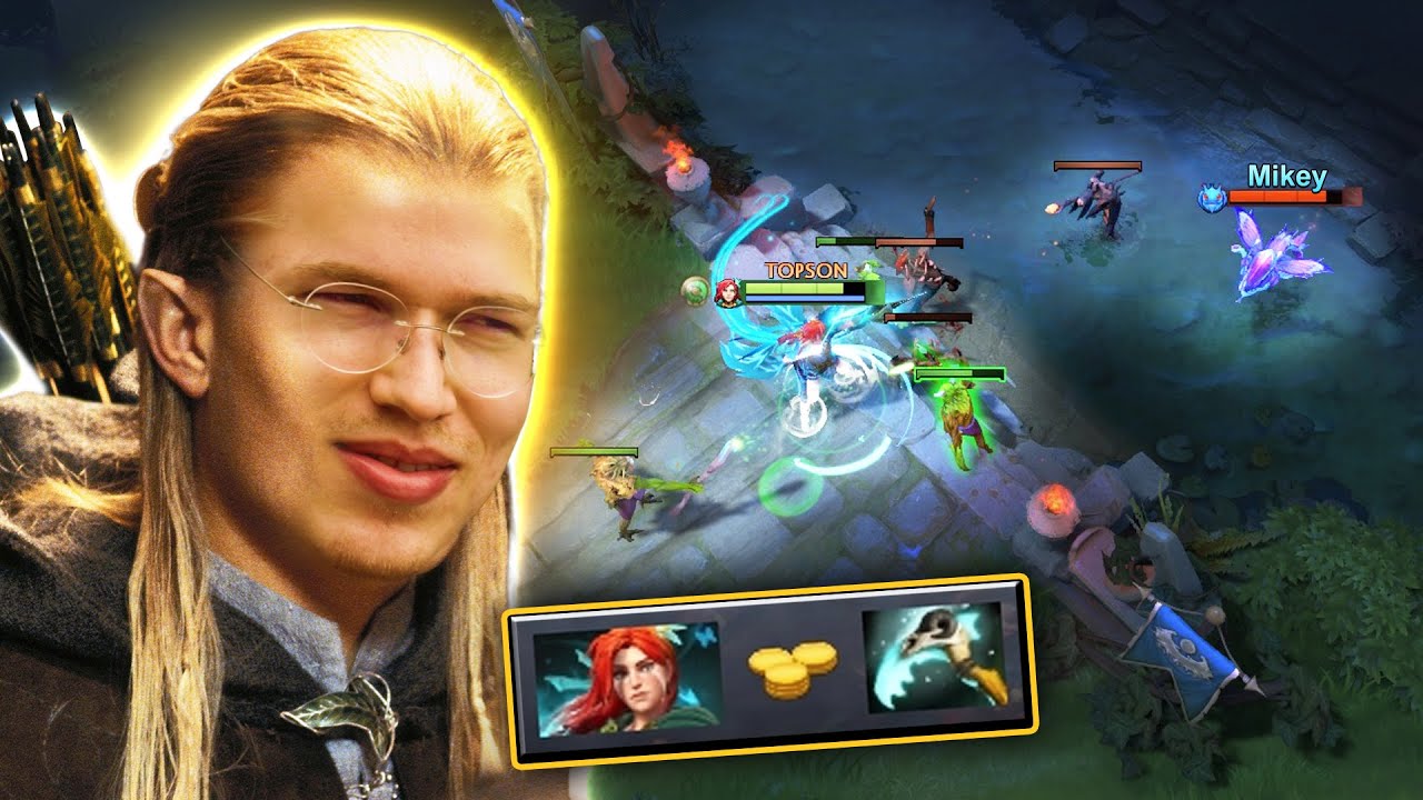 How Topson plays against a HIGH LEVEL PUCK on mid