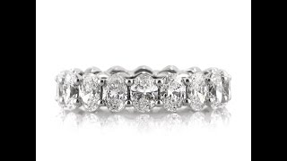 Mark Broumand - 4.50ct Oval Cut Diamond Eternity Band