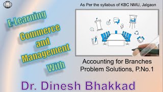 Accounting for Branches with Problem Solutions | P.No.1 | Hindi | Basics of Branch Accounting screenshot 2