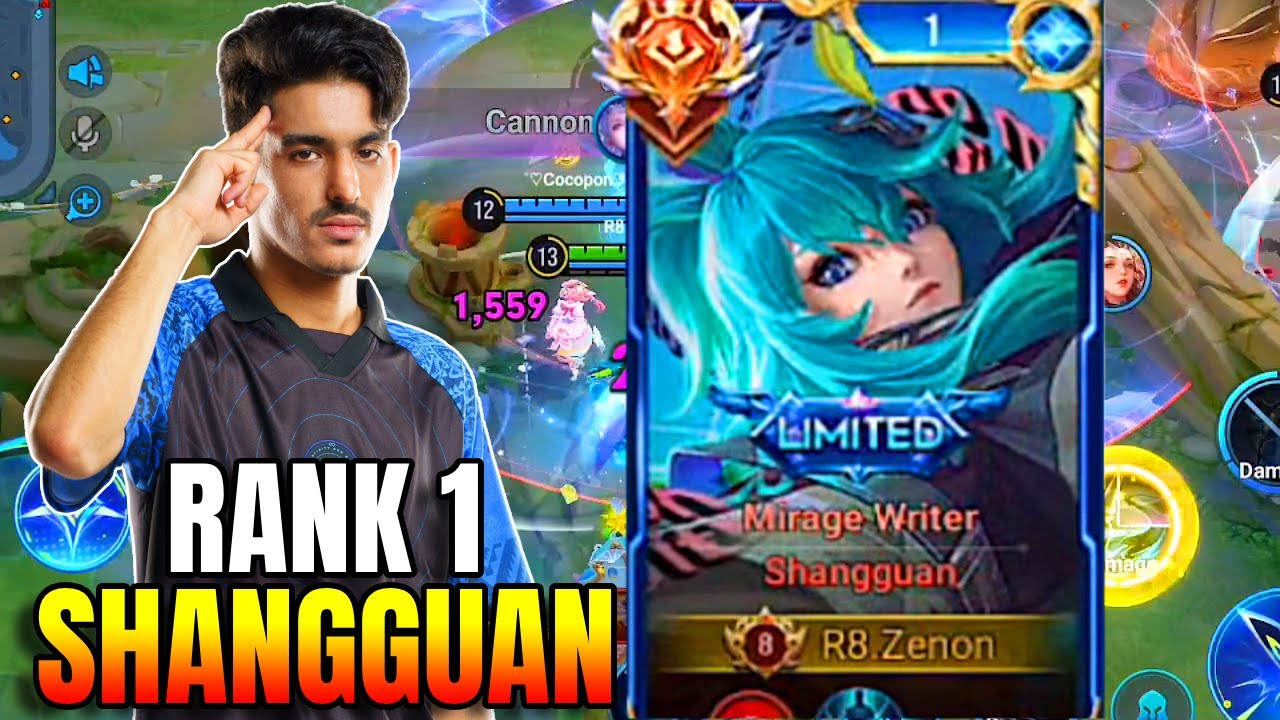 Top 1 Global Shangguan! High Rank Domination in Honor of Kings