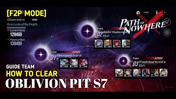 Path To Nowhere Oblivion Pit S7 F2P Guide Clear Max Rewards