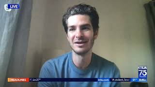 Andrew Garfield - KTLA (Tick, Tick... Boom, No Way Home)