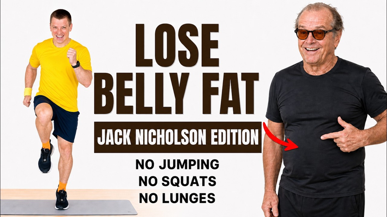 15 Min Full Body Standing Workout to Lose Weight | Guess the Jack Nicholson Movie YouTube thumbnail
