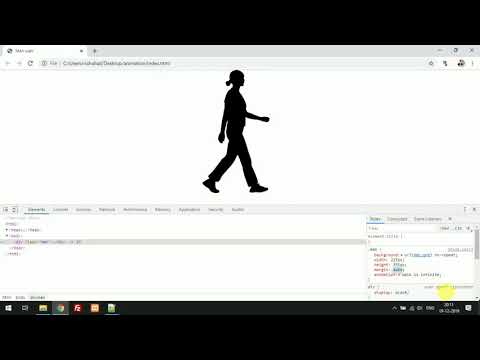 CSS3 Walking Sprite Sheet Animation