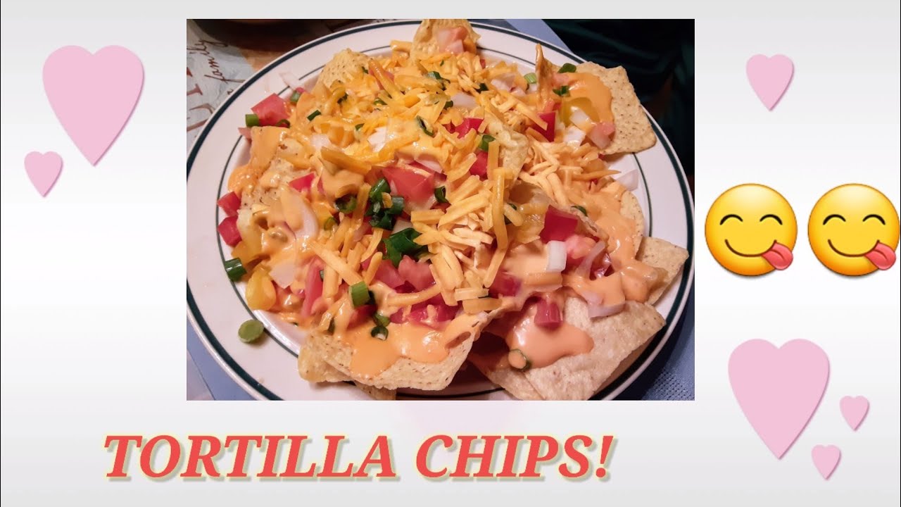HOW TO MAKE TORTILLA CHIPS WITH CHEESE AND SALSA//SNACKS YouTube
