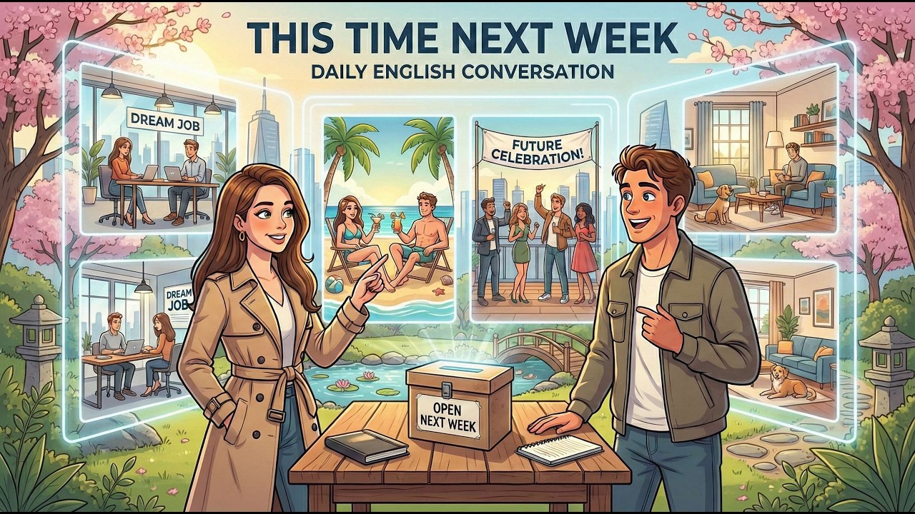Following Week This Time Next Week | Daily English Conversation for English Learner ...