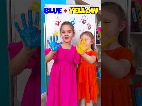 Color Mixing Experiment! 🎨🤲 What Happens When We Mix These? #shorts #art