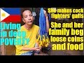 Travel to Manila Philippines and Meet a Filipina Who Begs for Food and Money to Feed Her Family