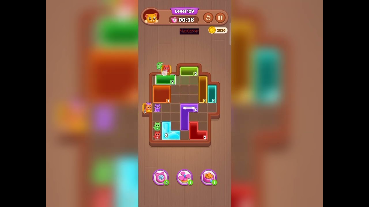 Catdom: Color Hole level 129 gameplay walkthrough solution