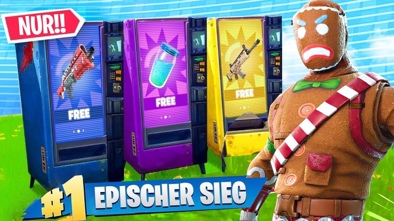 GEWINNEN... aber du darfst nur AUTOMATEN benutzen! (Fortnite Challenge)