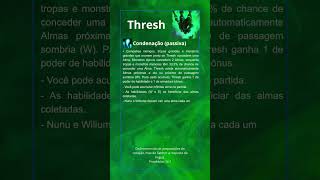 Como jogar de Thresh: Passiva #leagueoflegends #lol #dicasdelol #dicaslol #thresh #riotgames