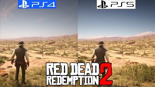 Red Dead Redemption 2 PS4 vs PS5 BC  Graphics Comparison  Framerate  4K  Loading Times