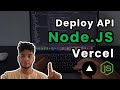 Setup de API com Nodejs e como fazer o deploy dela na Vercel!🚀