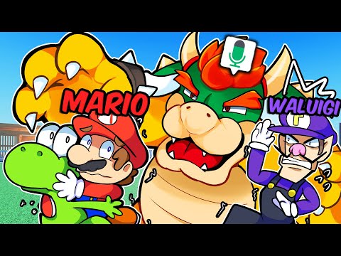 TROLLING as MARIO CHARACTERS on Roblox Voice Chat! 🤣