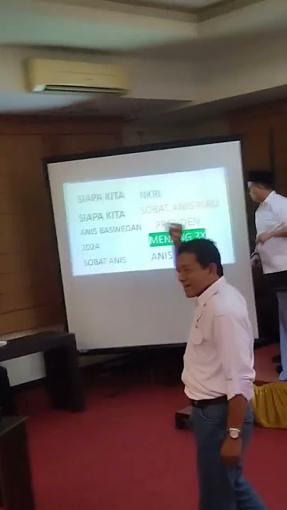 Begini Gaya Nya Ketum SOBAT ANIES Mimpin Yel Yel