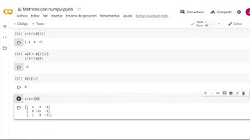 Introducción a Matrices con NumPy en Python
