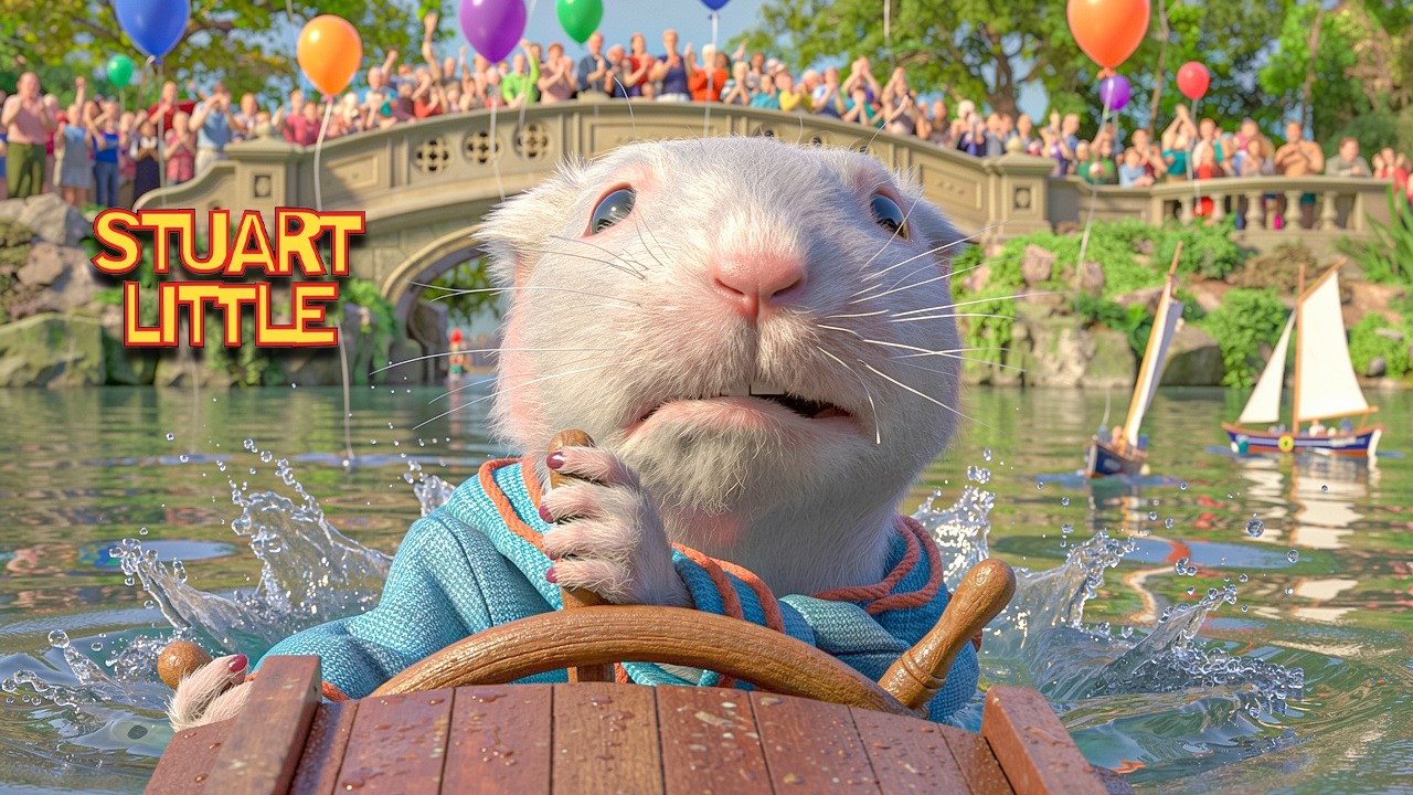 Stuart Little Ride जब Stuart Little बना Race का Hero! 🐭🔥 | Crazy Boat Race Scene 🚤 ...