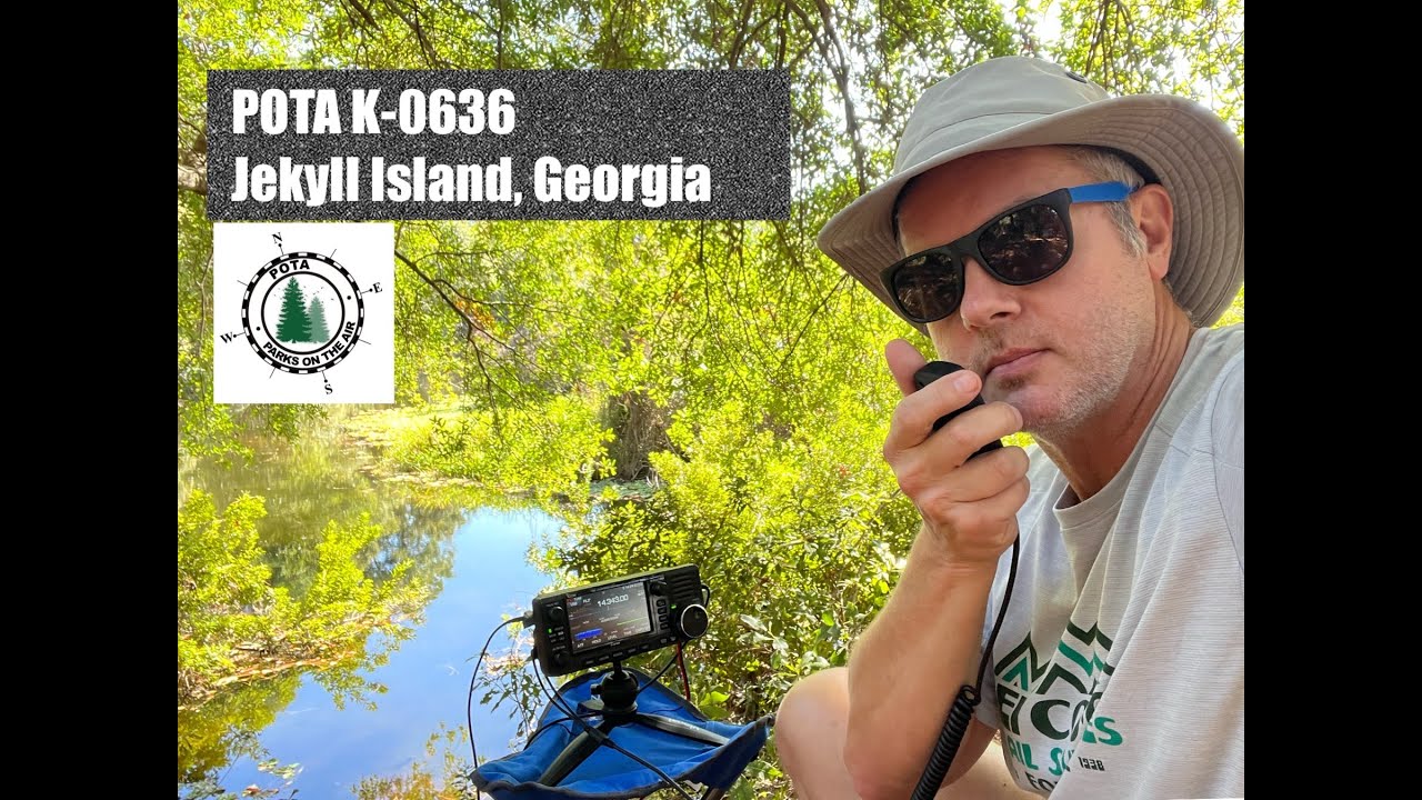 Parks on the Air (POTA) activation of Jekyll Island K-0636 before Tropical Storm Nicole #hamradio