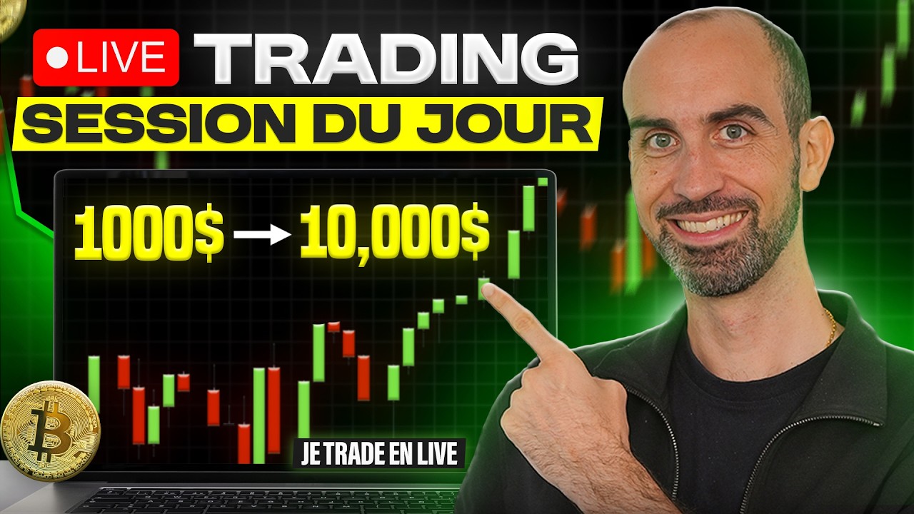 🔴 LIVE TRADING BTC: Apprends avec moi comment trader Bitcoin et Crypto ...
