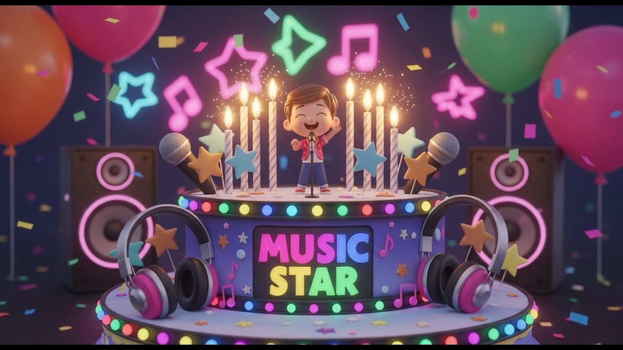 Happy Birthday  like a Star| Happy birthday song