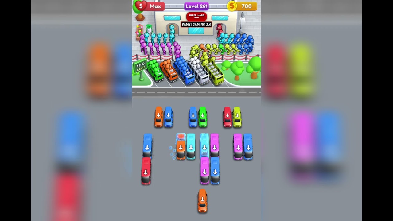 Crowd Express Boarding Puzzle Level 259 Game Walkthrough Solution