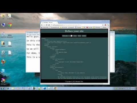 Website Hacking Tutorials - Shell Injection