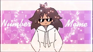 Number meme ft. Keromi, Ellrus, and Pagen | this is cringe | read desc