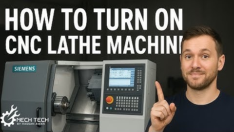 How to Turn ON CNC Lathe Machine | Siemens Control | CNC Basics Tutorial | Urdu/Hindi