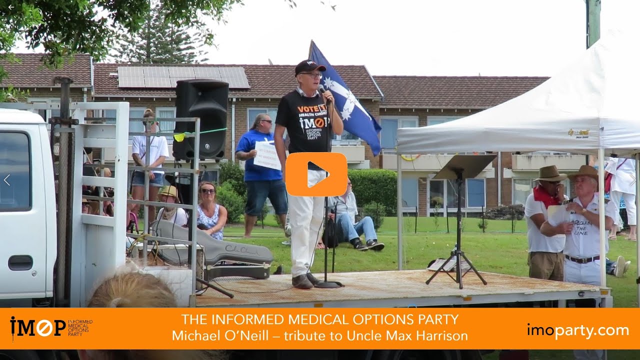 Michael O'Neill speech - tribute to late Uncle Max (Dulumunmun) Harrison of Yuin Nation