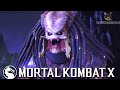 WARRIOR PREDATOR 50% SELF DESTRUCT COMBO! - Mortal Kombat X: "Predator" Gameplay