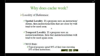 Cache Memory Part 2: Locality of Reference, Spatial & Temporal Locality, Logical & Physical Cache