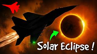 I Flew My RC Jet Into a SOLAR ECLIPSE... ✈️ The Resulting Scenes May Shock You !!