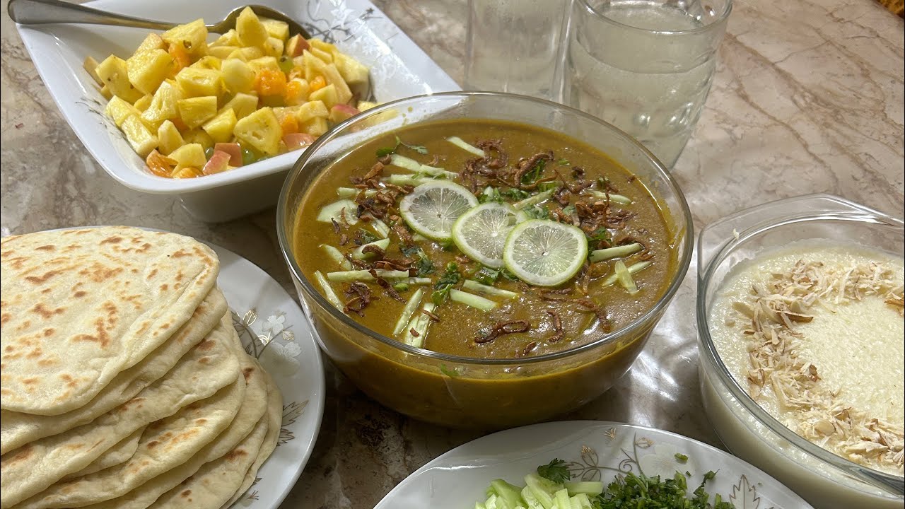 বিফ বা মাটন ছাড়া হালিম রান্না করলাম ইফতারিতে 😍