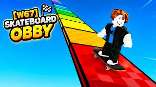 Only PRO Players Can Finish This Obby 😳 | Roblox Skateboard Obby