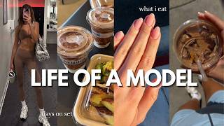 life of a model in LA | days on set, what I eat, my routine