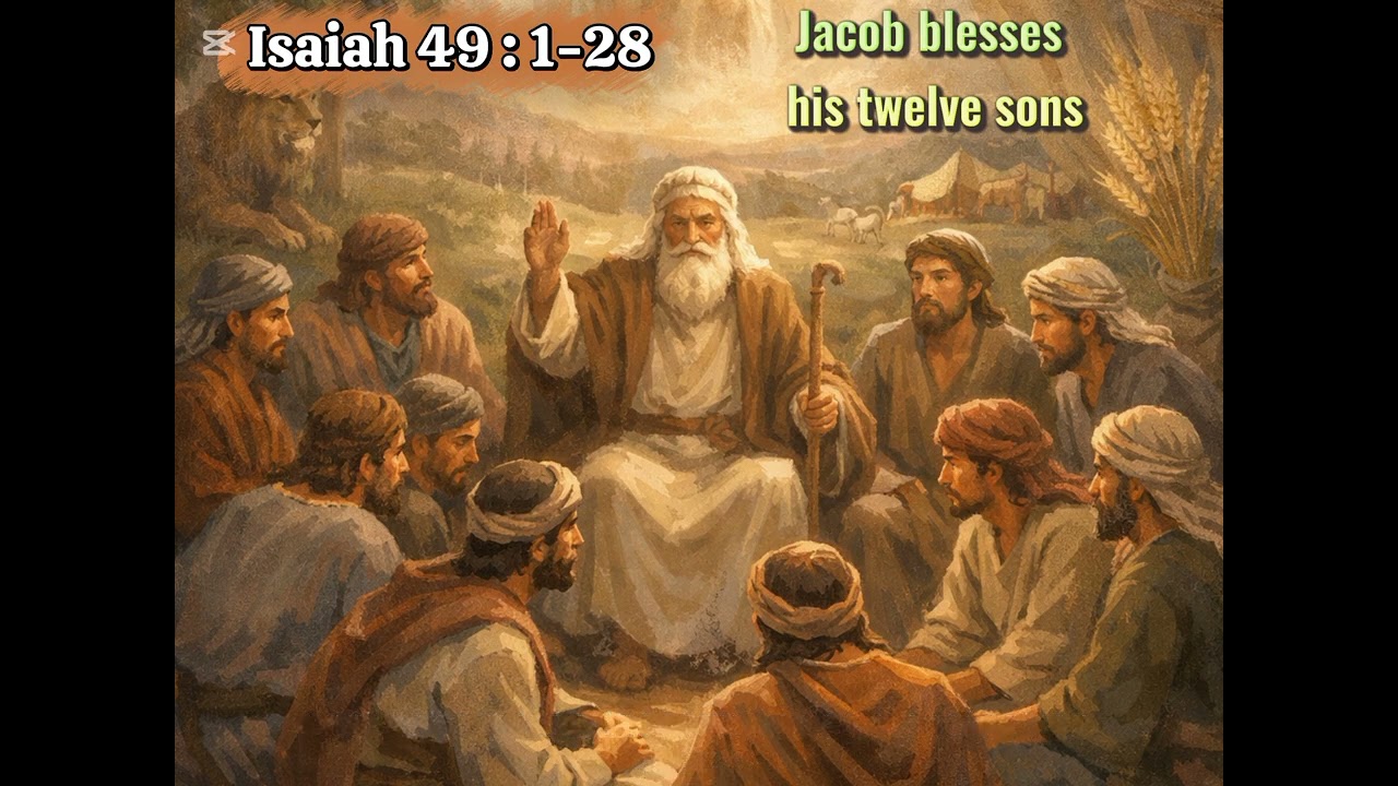 Jacob blesses his twelve sons