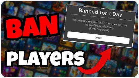 How to BAN people in Roblox! (2024)