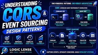 Famous 🚀 Understanding CQRS and Event Sourcing Design Patterns | Logic Lense | #systemdesign Profile
