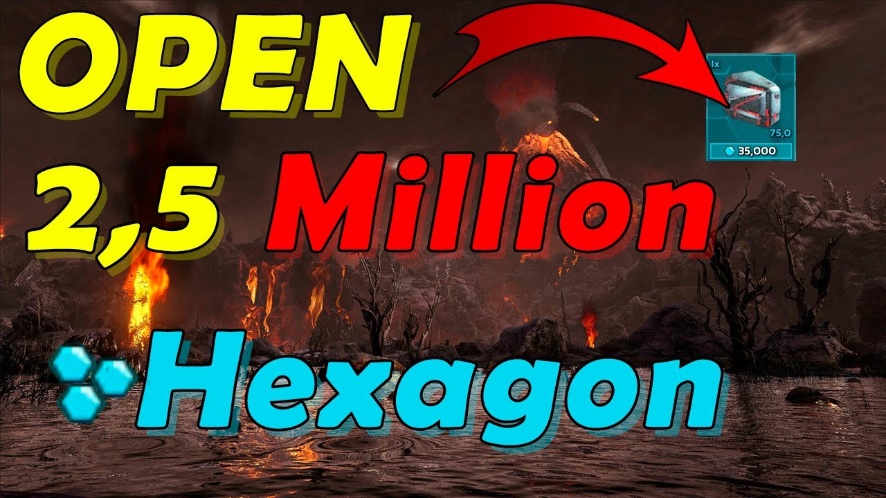 Opening 2,5 Million Hexagon | ARK PVP OFFICIAL