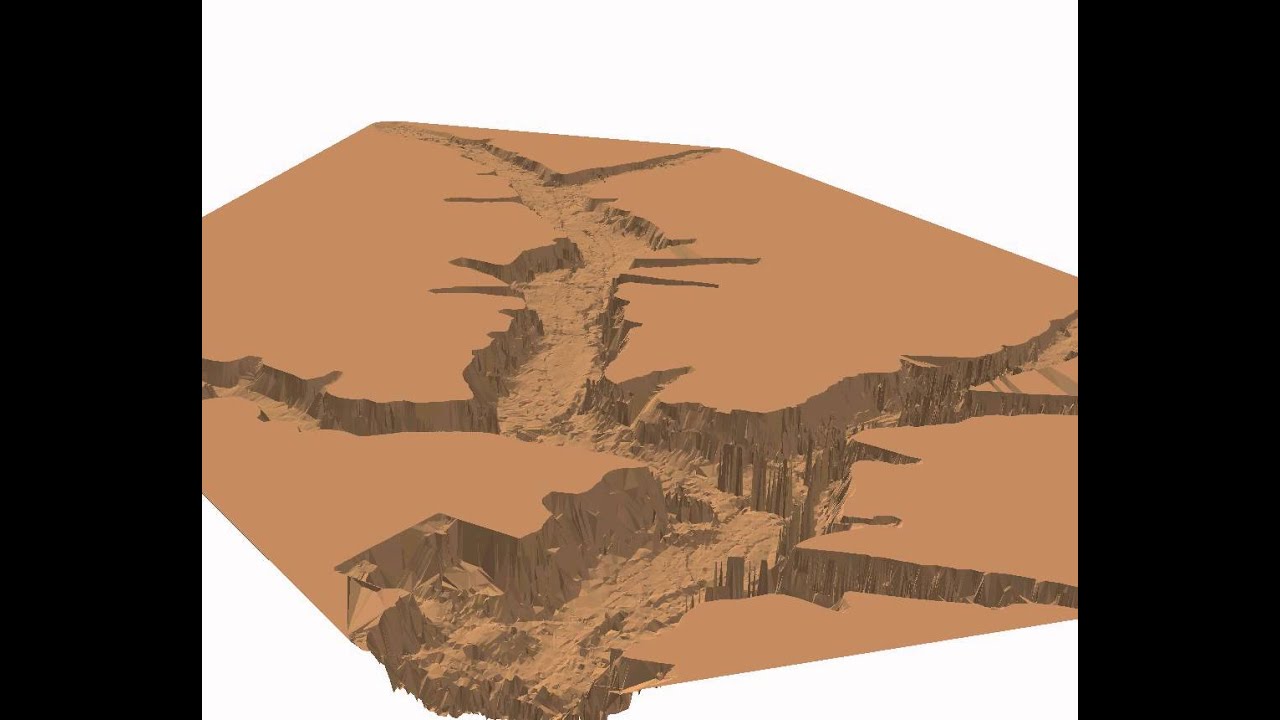 Apple Canyon Lake Bathymetry Animation