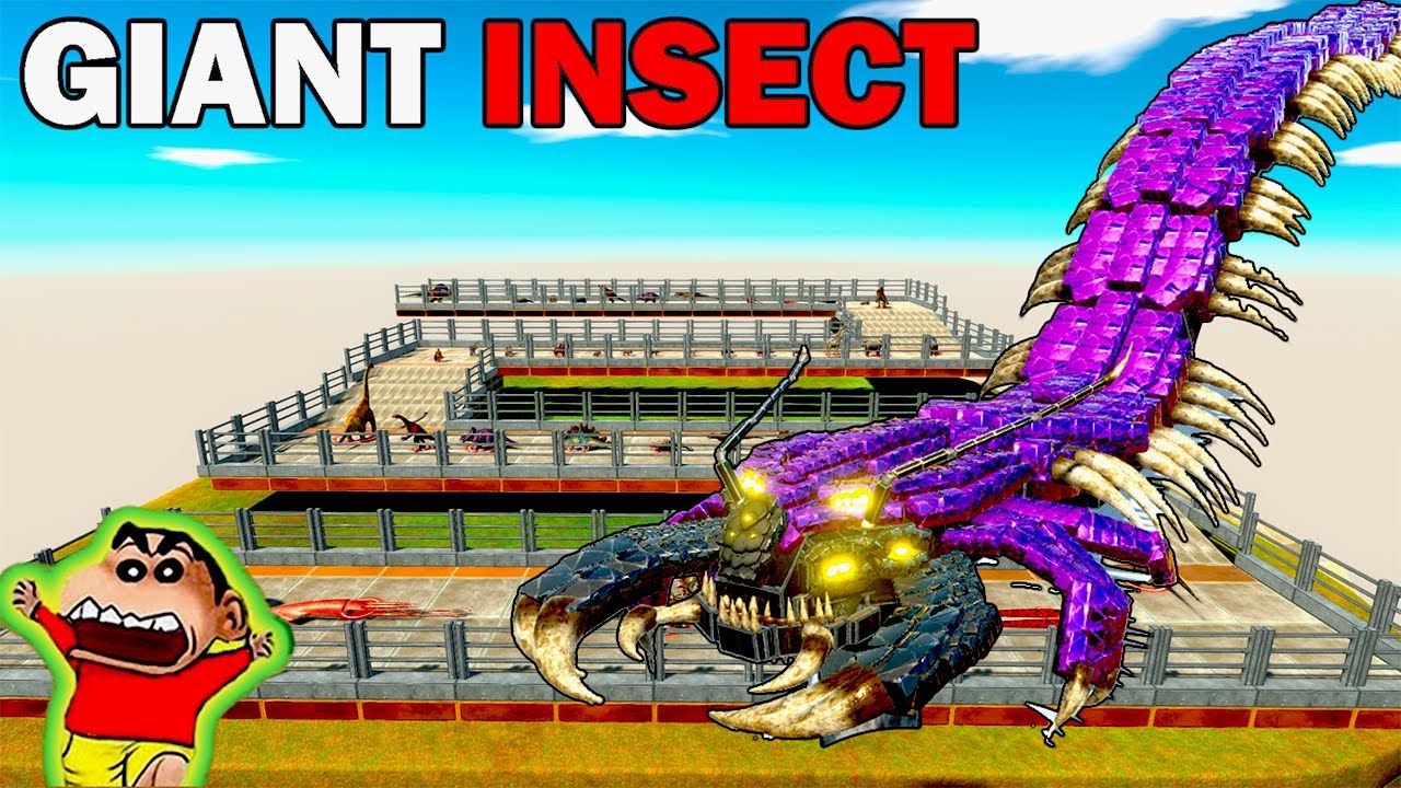 SHINCHAN & OGGY in a GIANT INSECT DEATH TRAP in Animal Revolt Battle