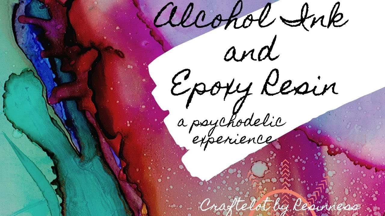 Alcohol Ink and Epoxy Resin: Inspired by Peace House Art, Blooming Mandalas